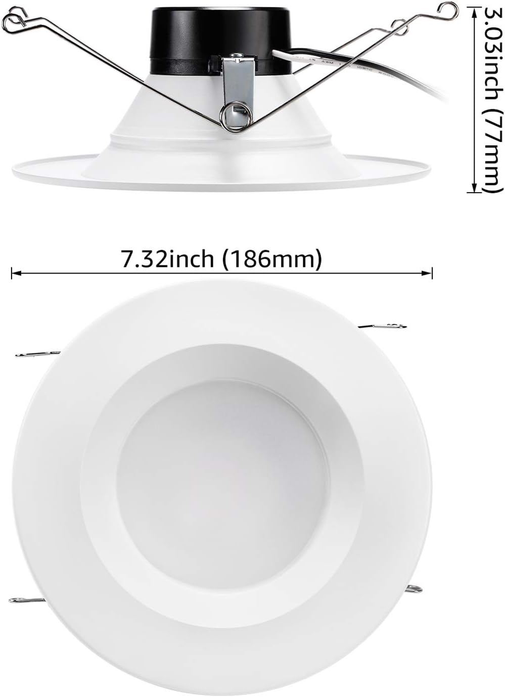 TorchEssence 5/6" Retrofit LED Recessed Light - 15W - Single CCT