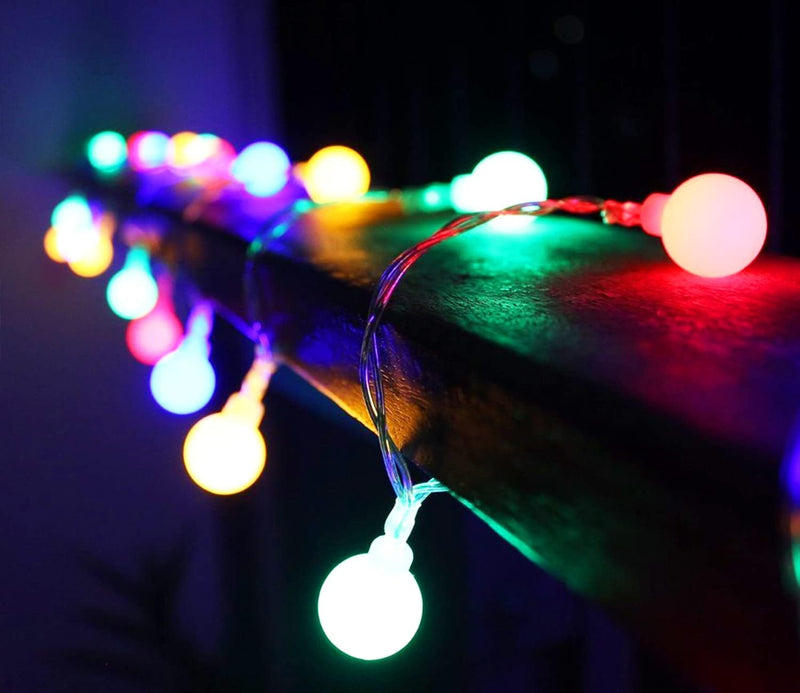 YuleGlow Chromatic Globe Fairy Lights - Plug-in