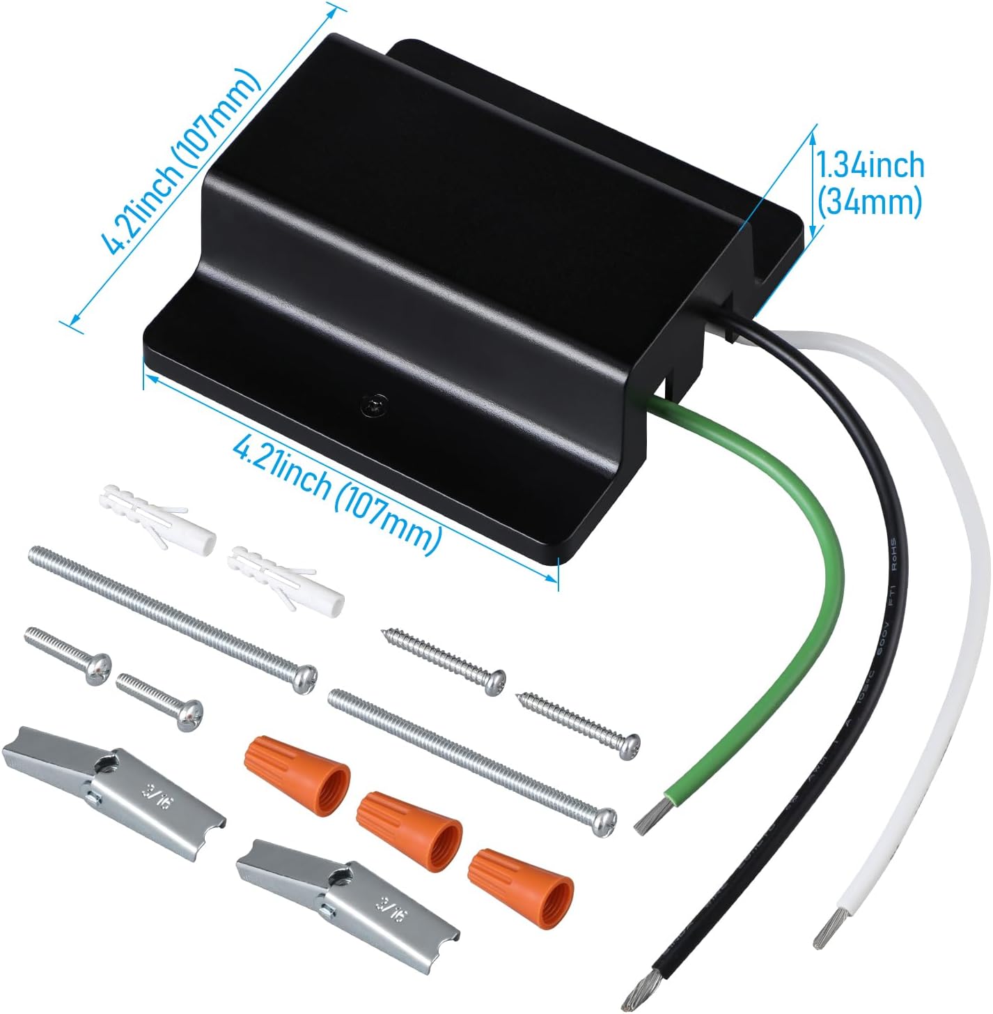 H Track Floating Canopy Connector