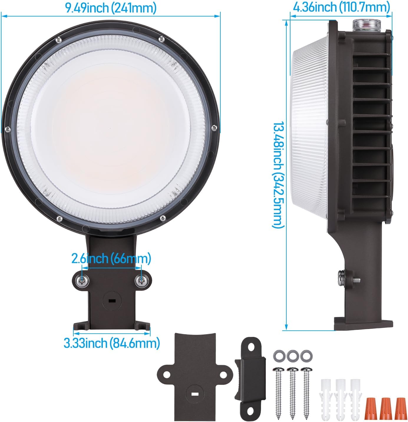 FarmglowPro™ LED Barn Light - 120W Dimmable with Photocell and CCT