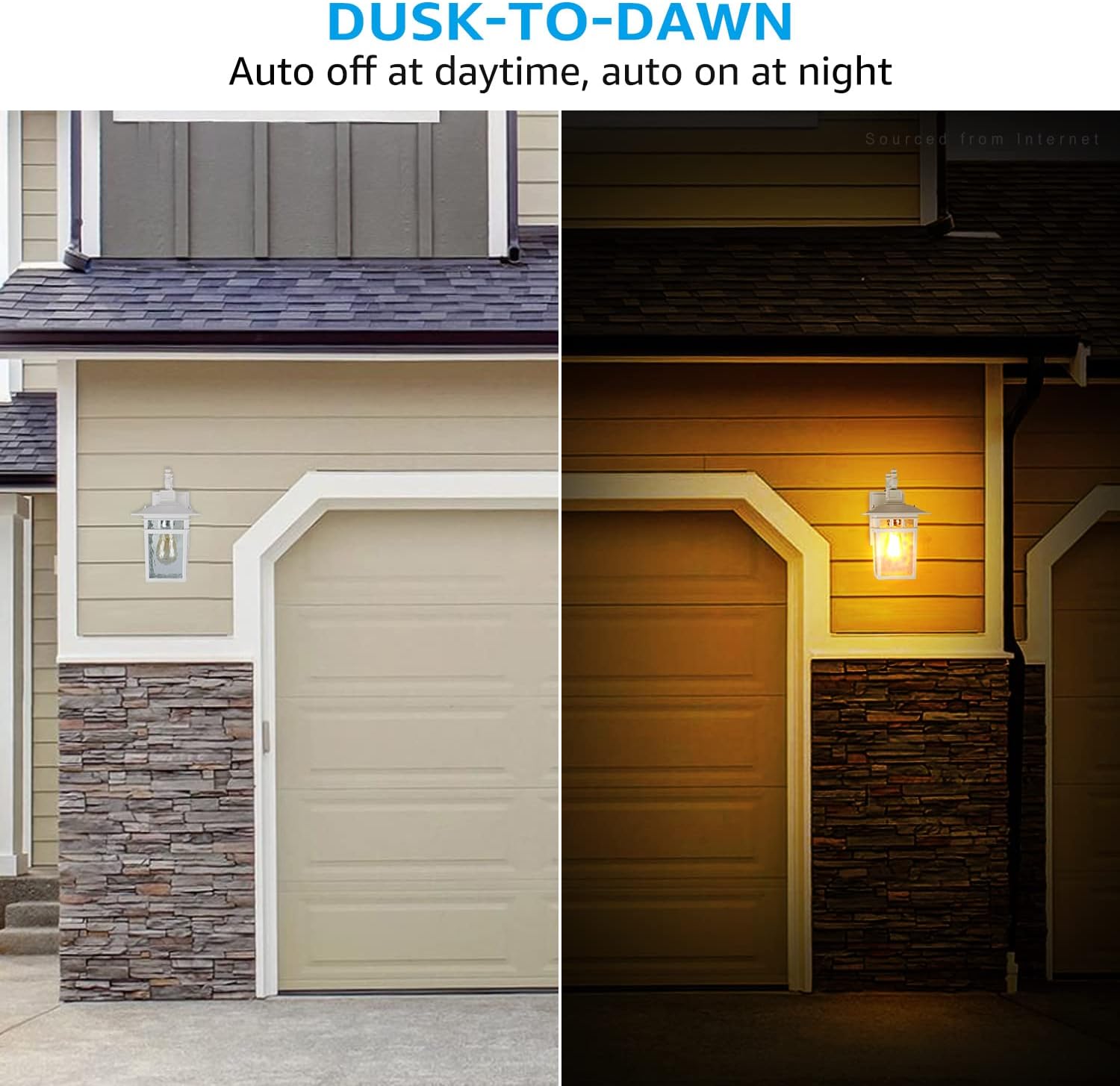 TORCHSTAR Dusk to Dawn Outdoor Wall Light
