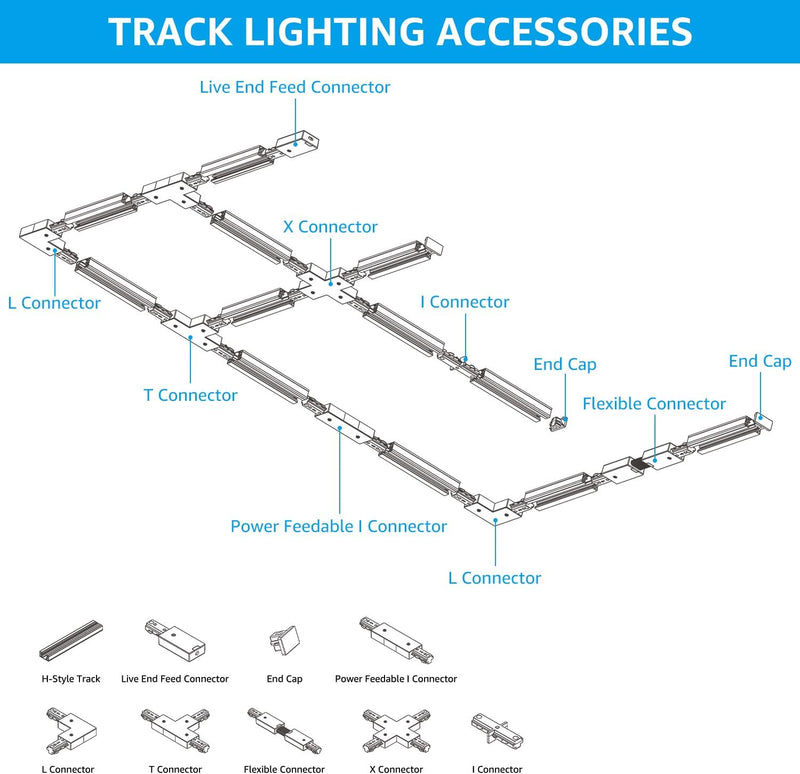 H-Style Track Connectors Collections