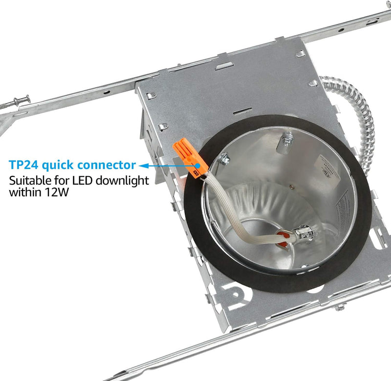 RefineGlow 4" New Construction Recessed Light Housing - TP24 Connector