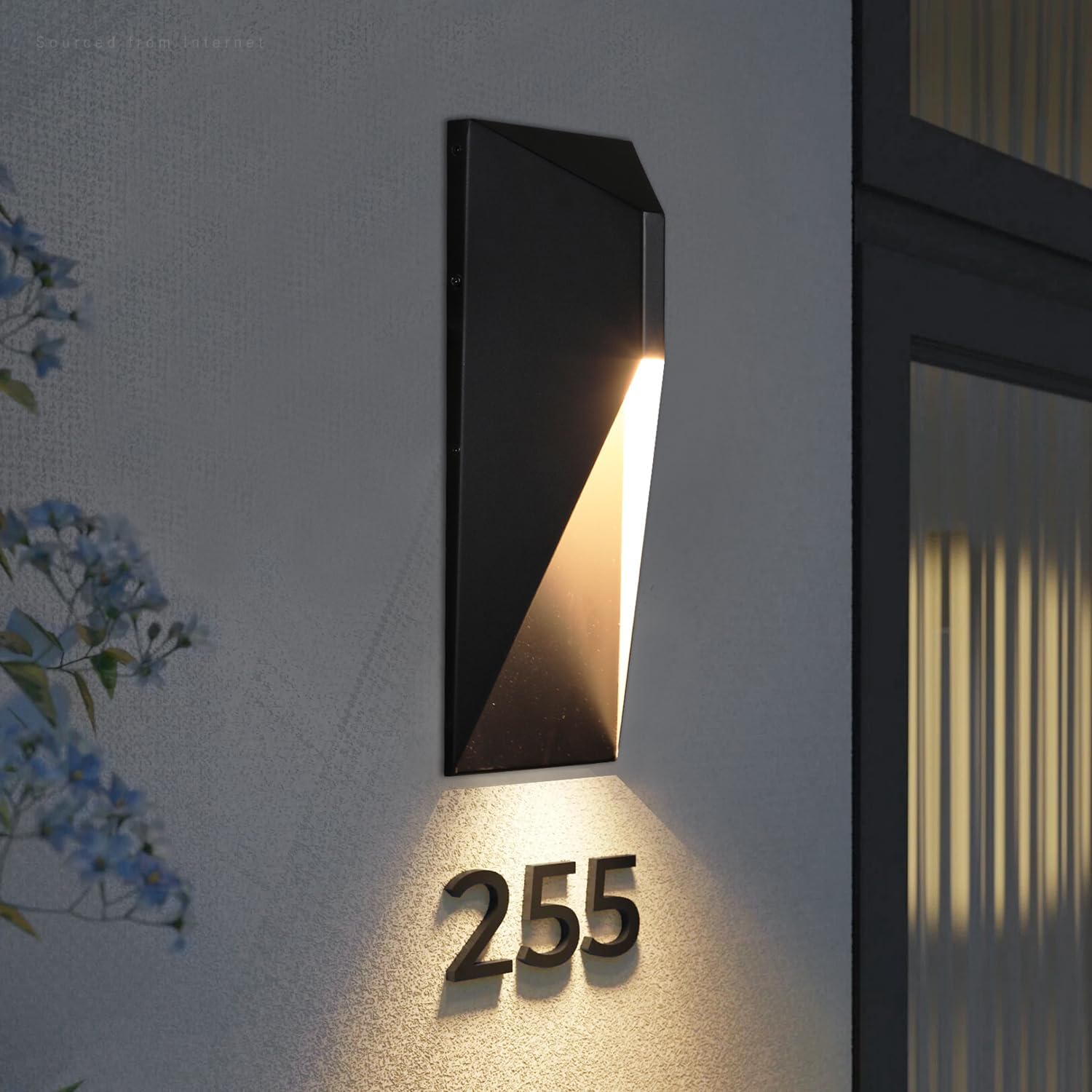 Noir Geometry™ Outdoor Wall Light -  - 14" 15W with 5CCT