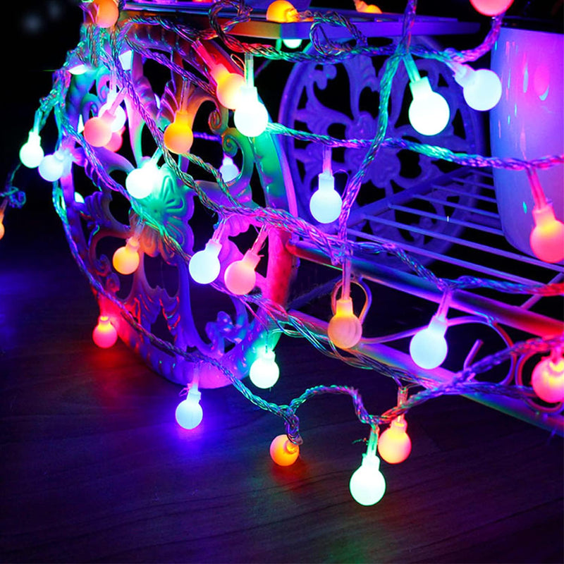 YuleGlow Chromatic Globe Fairy Lights - Plug-in