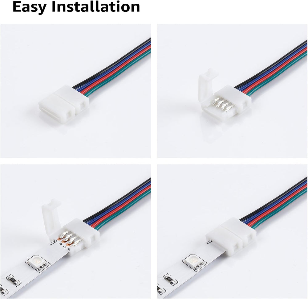 TORCHSTAR RGB Extension Cord Kit for 4 Pins Strip Light