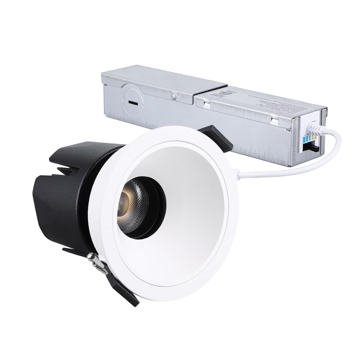 TORCHSTAR 3-Inch 5CCT Rotatable LED Recessed Lights with Junction Box
