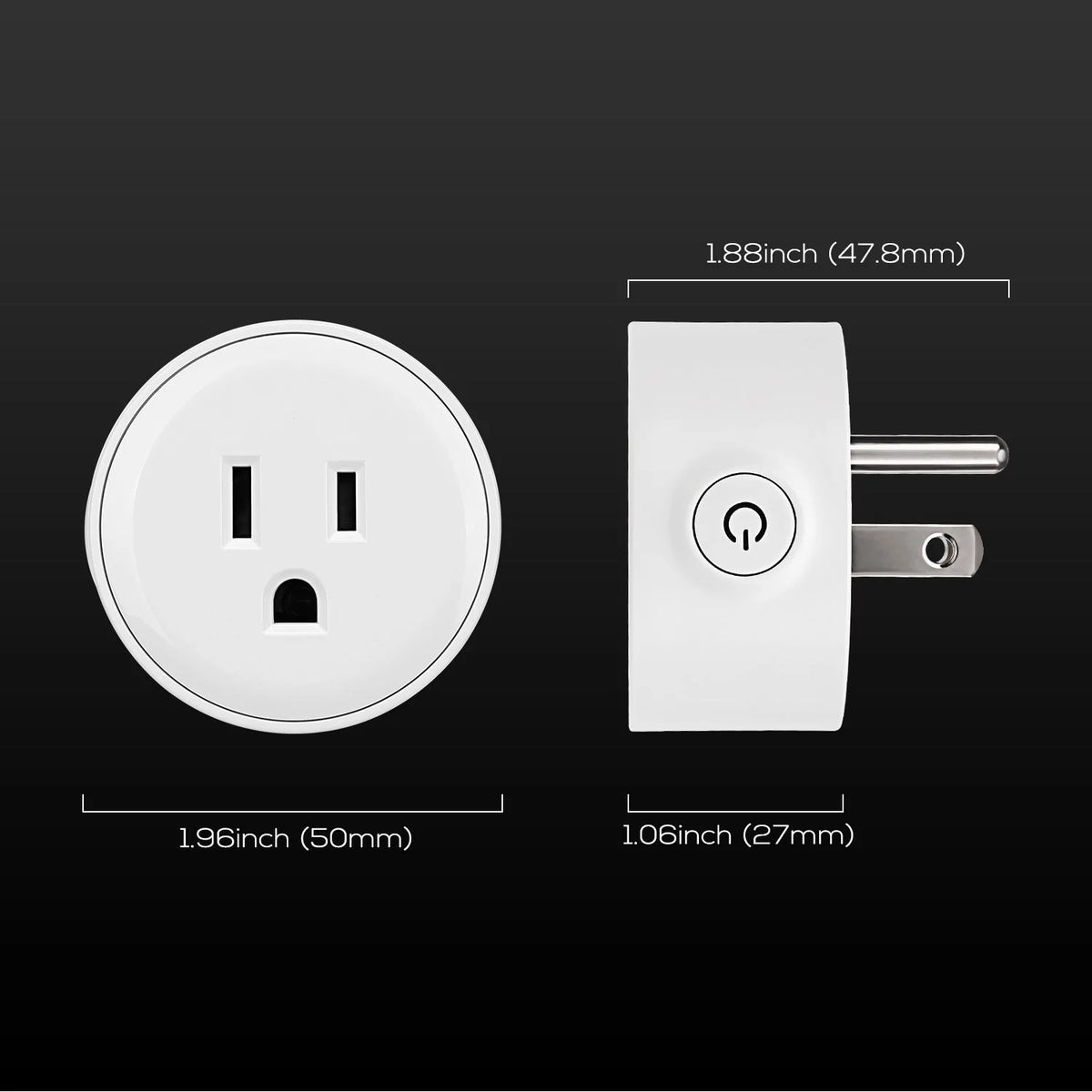 LITEdge Wifi Smart Plug - Alexa & Google Assistant Compatible (Tuya) - Ship from US