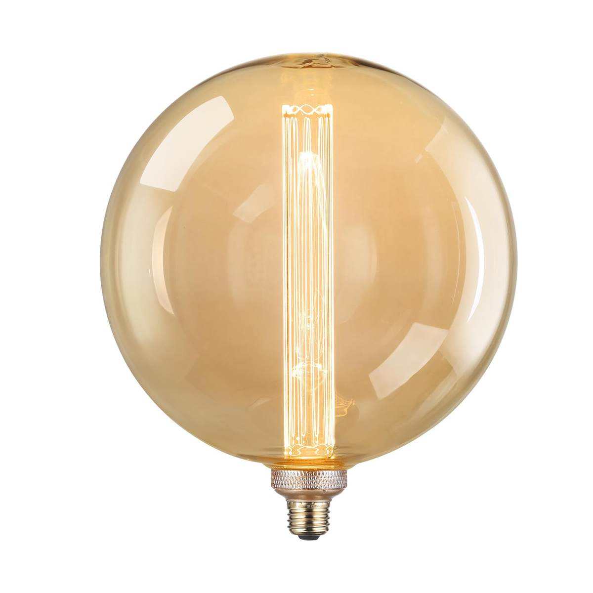 Artist Series LED Globe Decorative Light Bulb 3.5W, 9.84 Inch Dia. Ultra-Large G250 Round Edison Bulb Dimmable