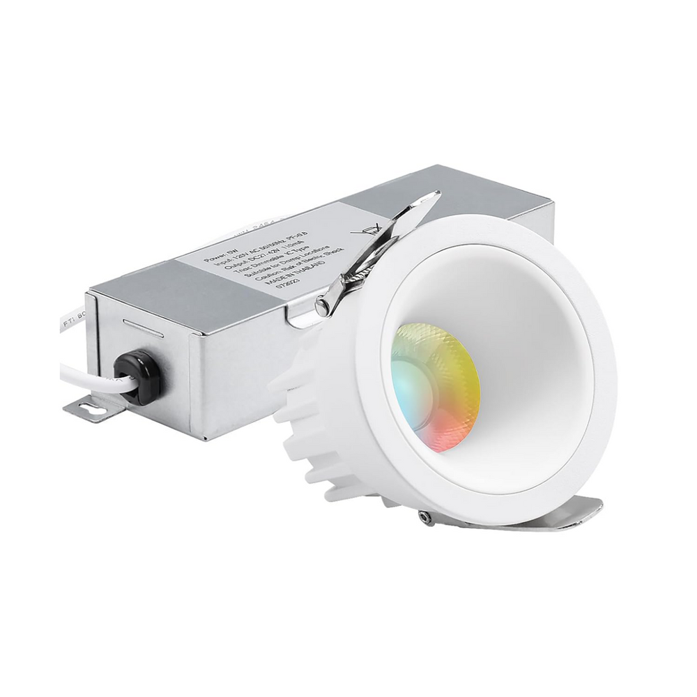 JN205C 5W 2" Anti-glare LED Recessed Lights - 5CCT