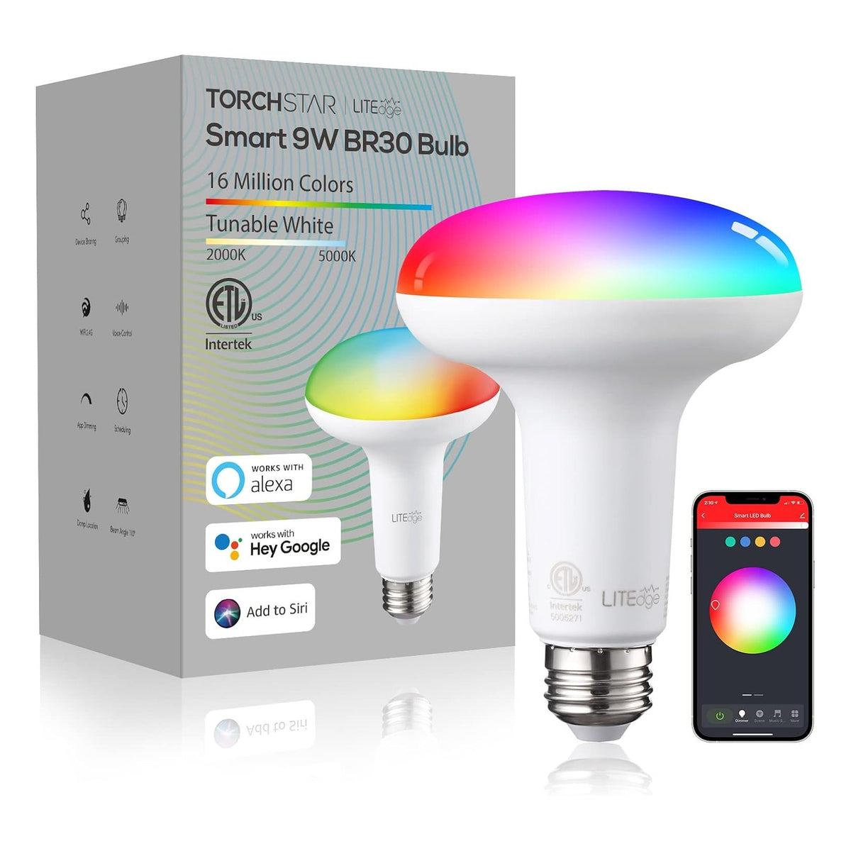 BR30 Smart Flood Light Bulbs