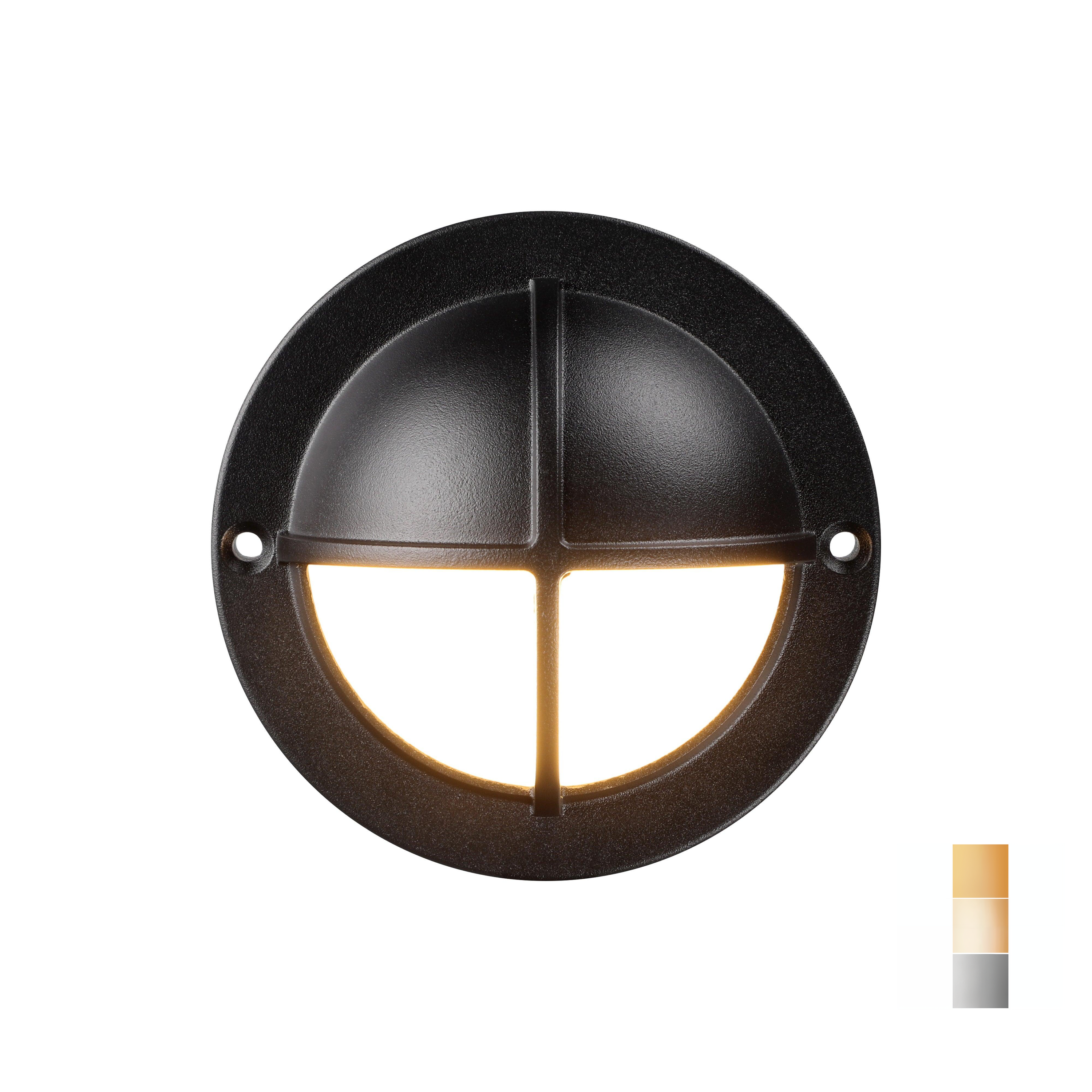 Quadrifoglio 12V Deck & Rail Light - Matte Black - Adjustable Color Temperature