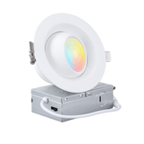 Rotatolux 4" Gimbal Canless LED Recessed Light - DL 12W Dimmable with Narrow Beam Angle