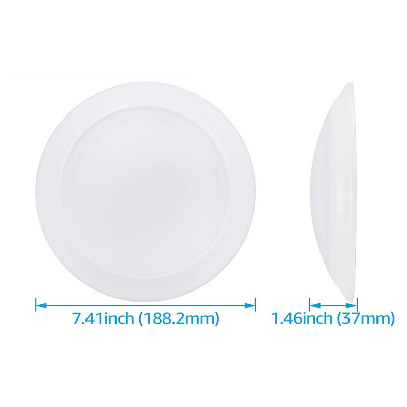 TorchEssence 6" Flushmount LED Recessed Lights - 15W - Single CCT