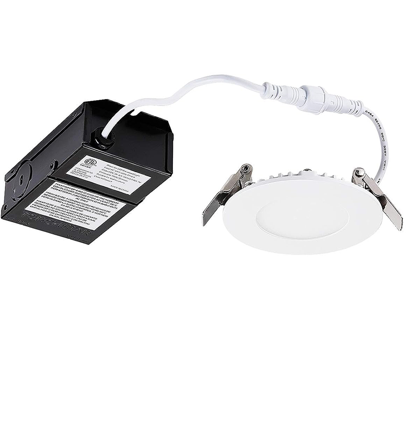 SlimPanel Colour 3" LED Ultra-thin Recessed Light - Milky White - 7W - Single CCT