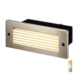 ZincTech 277V Commercial Louvered Step & Deck Light - Adjustable Color Temperature