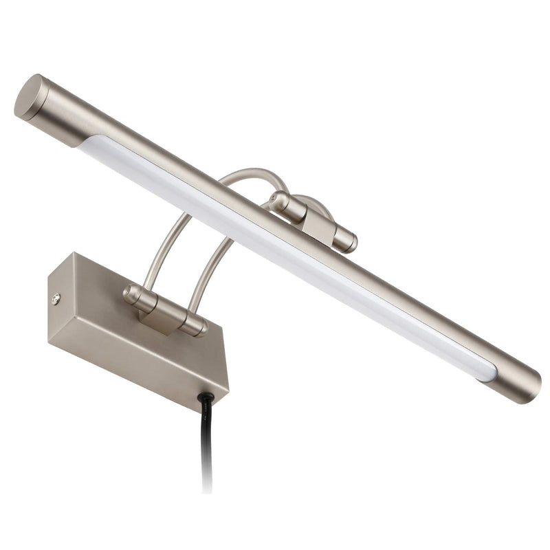 SignatureGlow Satin Nickel Picture Lights - Arc Arm - Single CCT