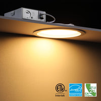 Baffedge+ 6" Low Profile LED Recessed Light - 15W - Adjustable CCT