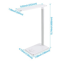 BendyLite LED Desk Lamp with USB Charging Feature - Milky White