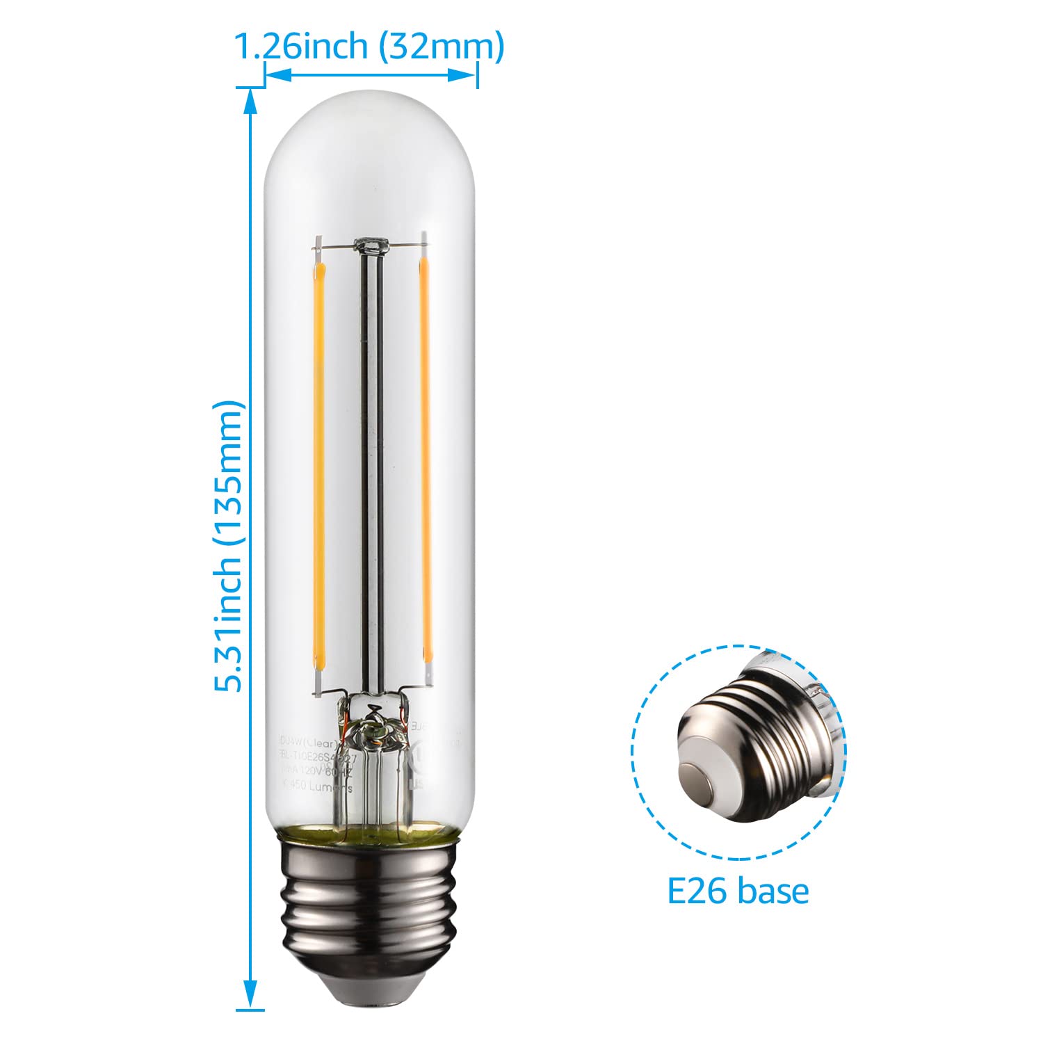 T10 LED Filament Long