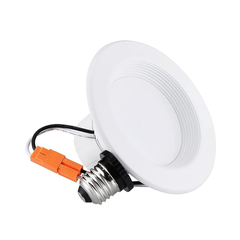 Baffit 4" Glare-free Retrofit LED Recessed Light - 10W Dimmable with Baffle Trim