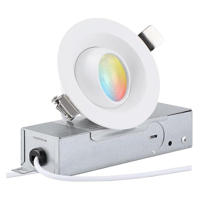 Rotatolux 3" Gimbal Canless LED Recessed Light - DL 7W Dimmable with Narrow Beam Angle