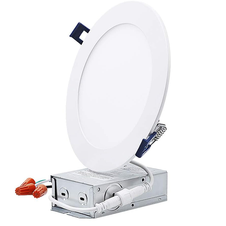 Essential Series 6 Inch Ultra-Thin LED Recessed Lighting with J-Box