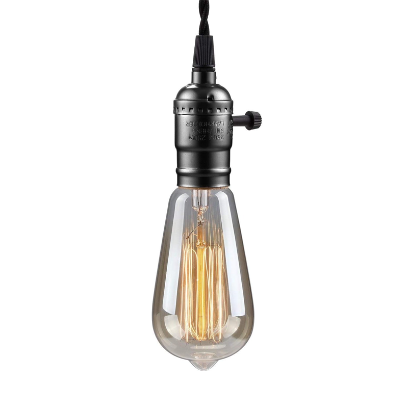 TorchEssence Classic 14.8ft Cord Pendant - Smoke Chrome