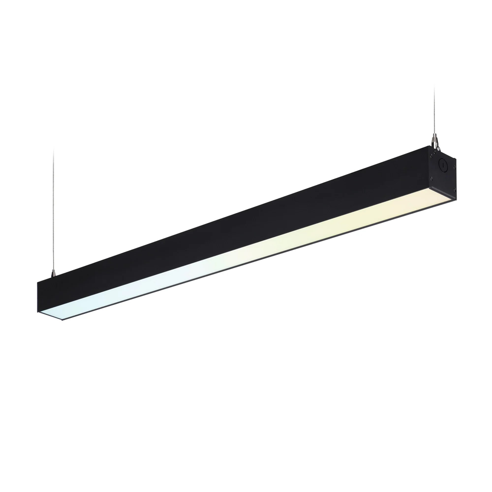 Acies Commercial Grade 3CCT LED Linear Light, 40W Dimmable Suspended Light Fixture