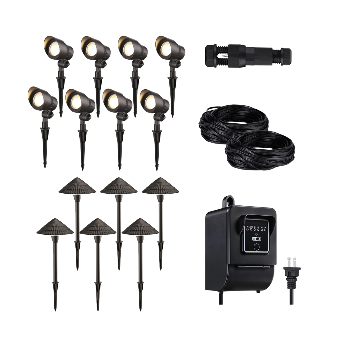 Landscape Light Backyard Starter Kit - Umbrella