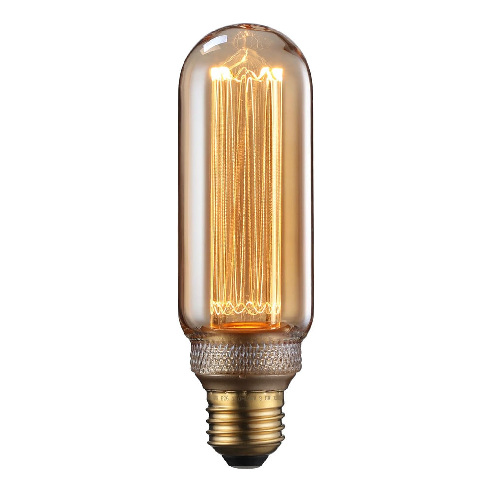 TORCHSTAR LED T14 Tubular Decorative Light Bulb - 3.5W - 2000K Amber