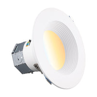 TORCHSTAR 6-Inch Integrated Deep Baffle LED Recessed Light - 15W - 6CCT Dim-to-Warm White