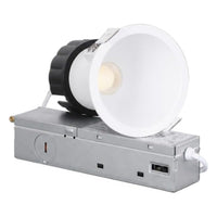 TORCHSTAR 3-Inch Ultra-Deep Anti-Glare LED Recessed Light with J-Box - 10W - 5CCT White