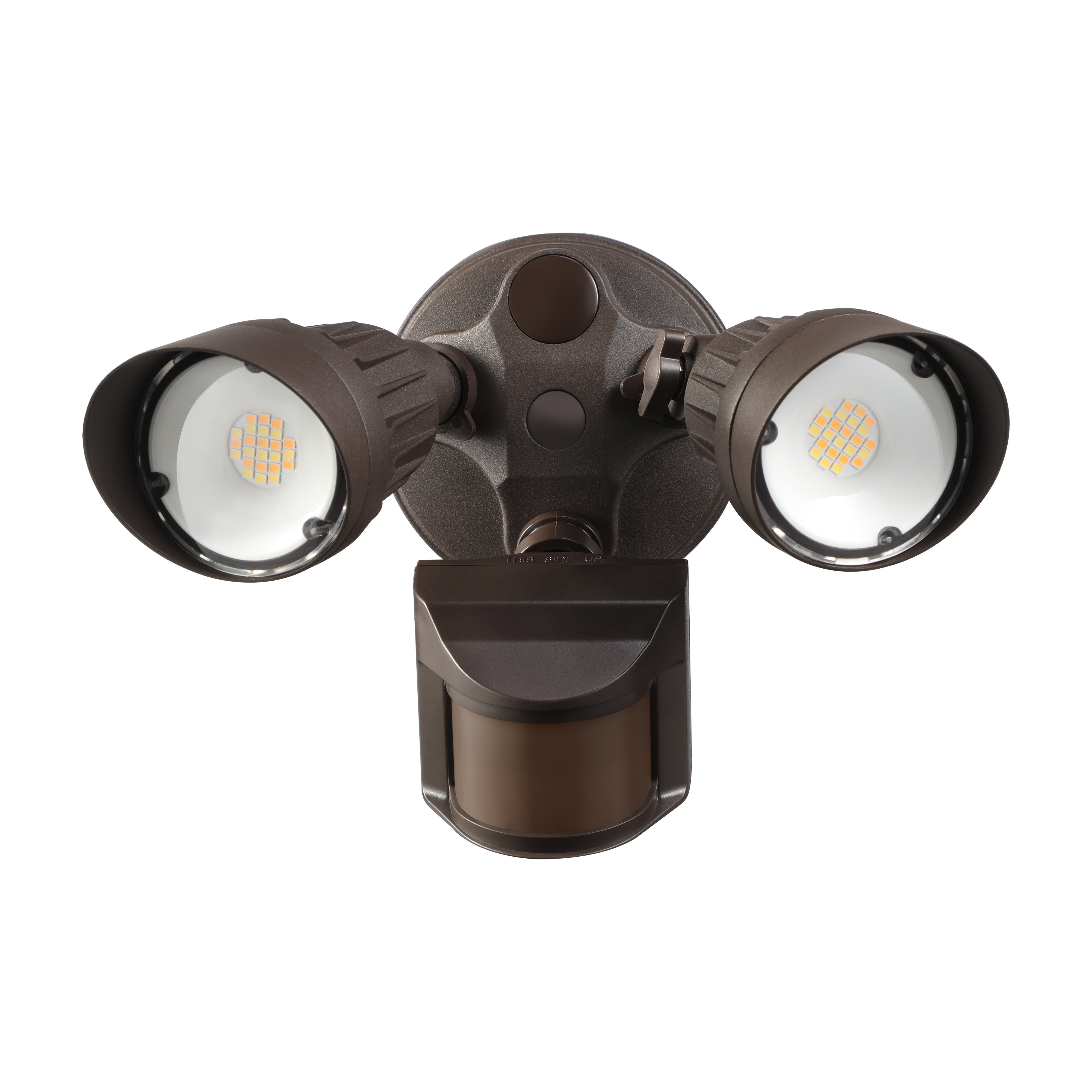 Watchman+ Dual-Heads 25W LED Security Light - Brown - Adjustable CCT