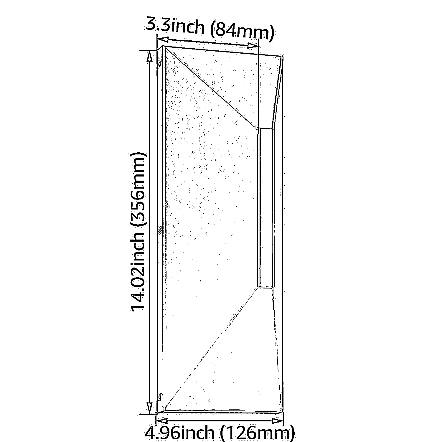 Mountain™ 14" Outdoor Wall Sconce