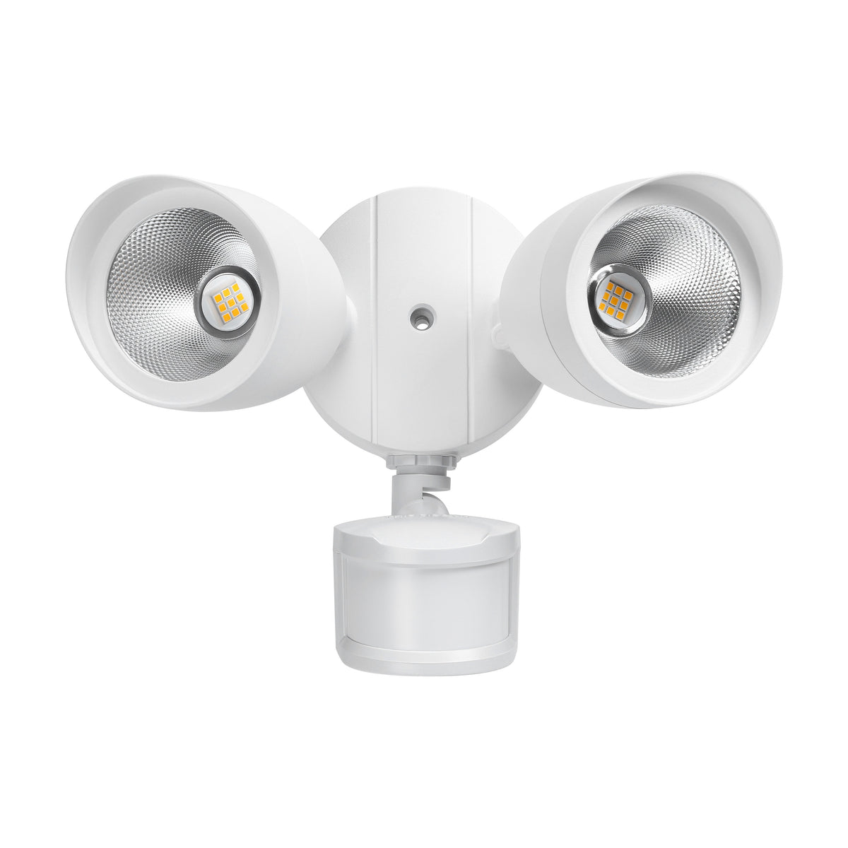 Watchman Led Light Watchman Premium Dual-Heads 20W LED Security Light - White - 3000K/500 ...
