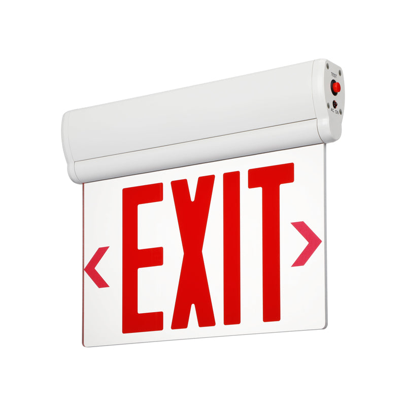 LitClear Indoor Exit Sign - Red Letters