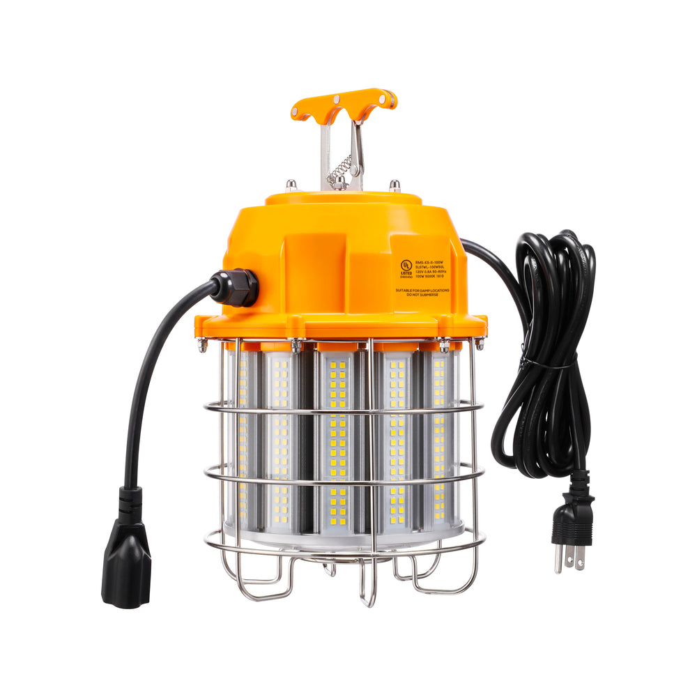 VoltTrek 100W LED Temporary Work Light - Up to 277V - 13000 Lumens