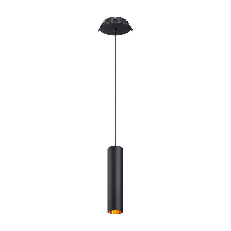 TheFloat™ Cylindrical Pendant Light - Matte Black