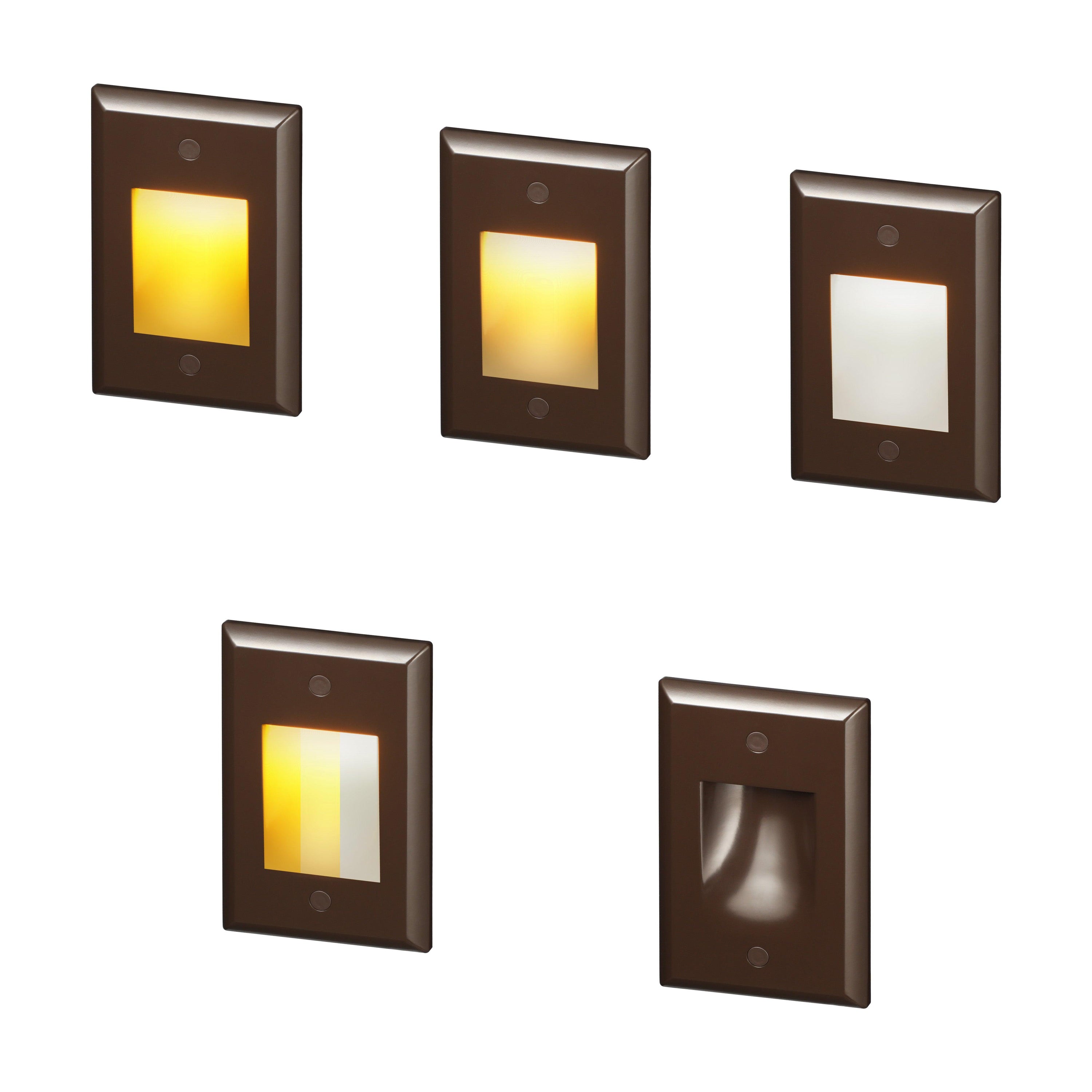LeonLite® ZincTech Commercial Upright Gradience Step & Deck Light - Oil Rubbed Bronze - Adjustable Color Temperature