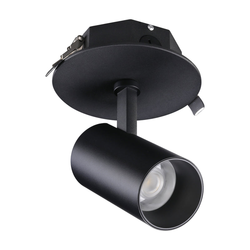 ClipSpot+ Recessed Spot Light - Black - 12W - Adjustable CCT