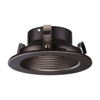 TORCHSTAR 4" Stepped Baffle Trim - Oil Rubbed Bronze