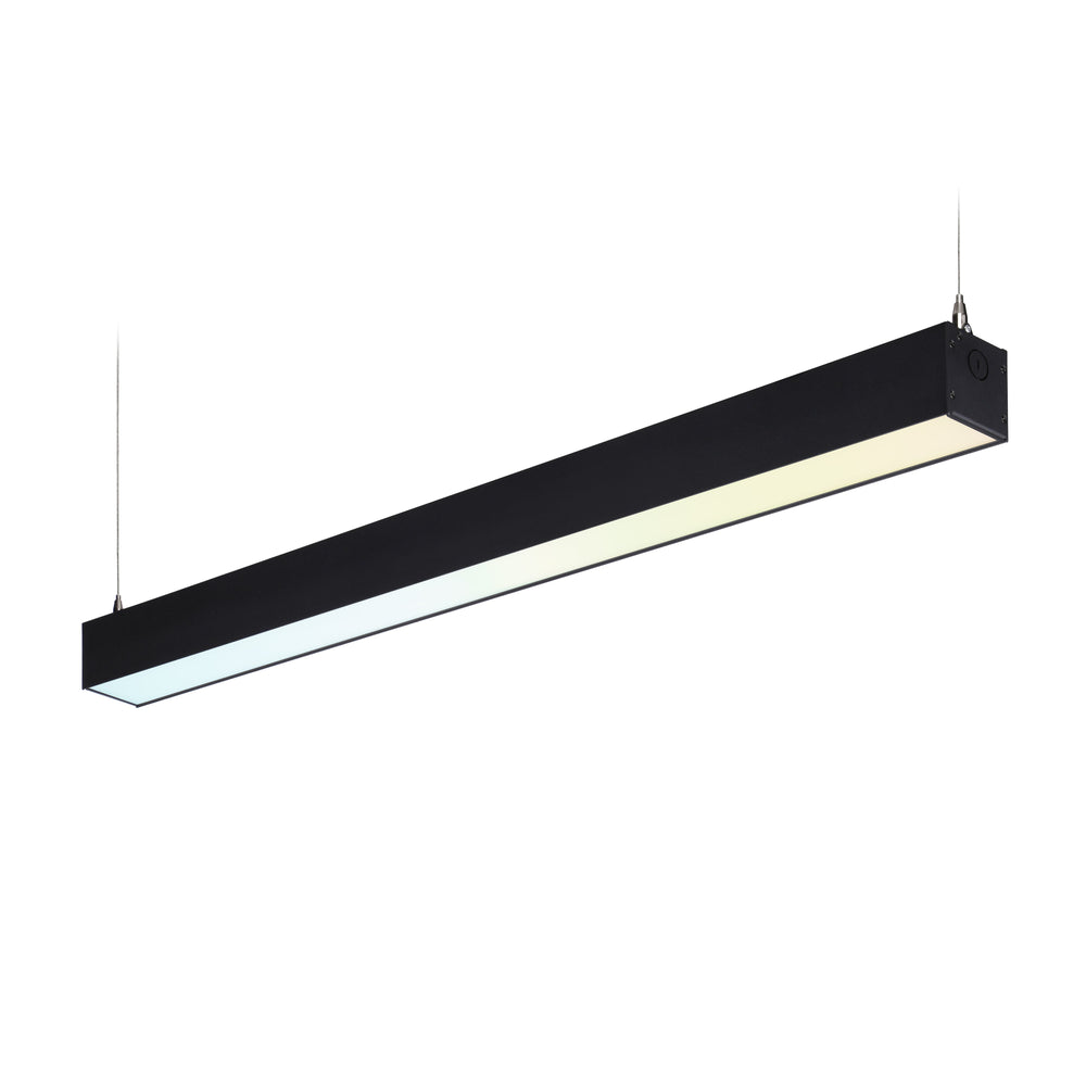 ElegaLux+ 4' LED Linear Light - Black - 40W - Adjustable CCT