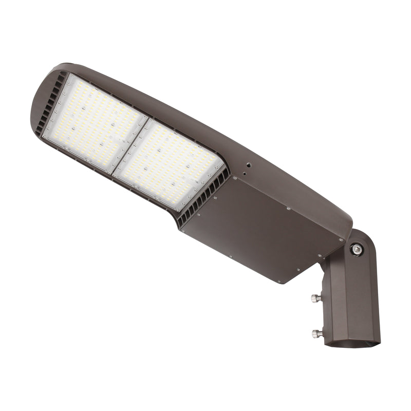 Flexillum Pro Slipfitter Mount LED Shoebox Fixture - 300W with Photocell Included