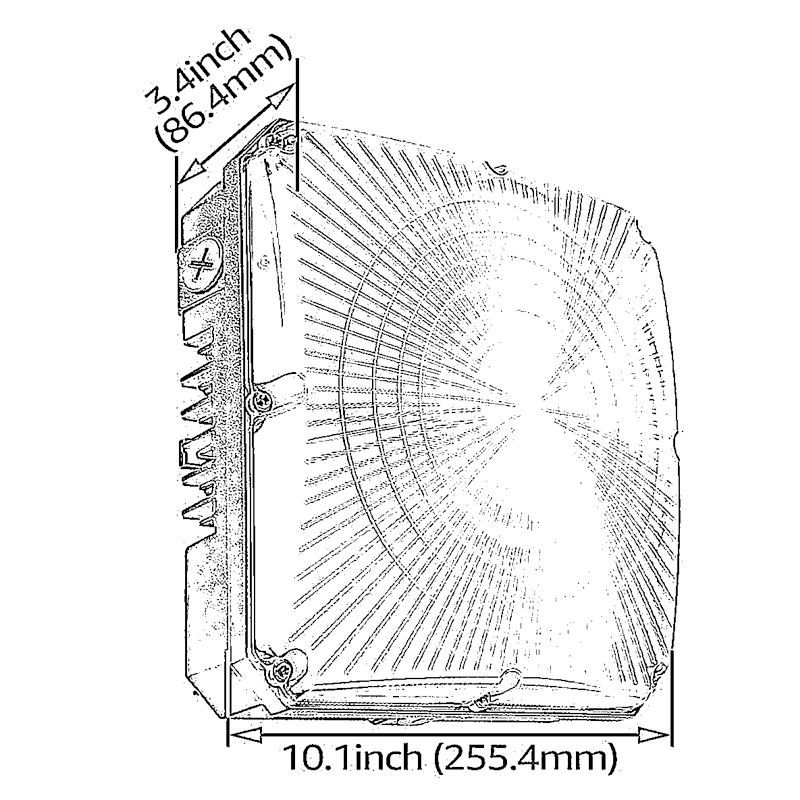 Zenithy 70W LED Canopy Fixture - 5000K