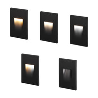 LeonLite® Pro Upright Gradience Step & Deck Light - Black - Adjustable Color Temperature