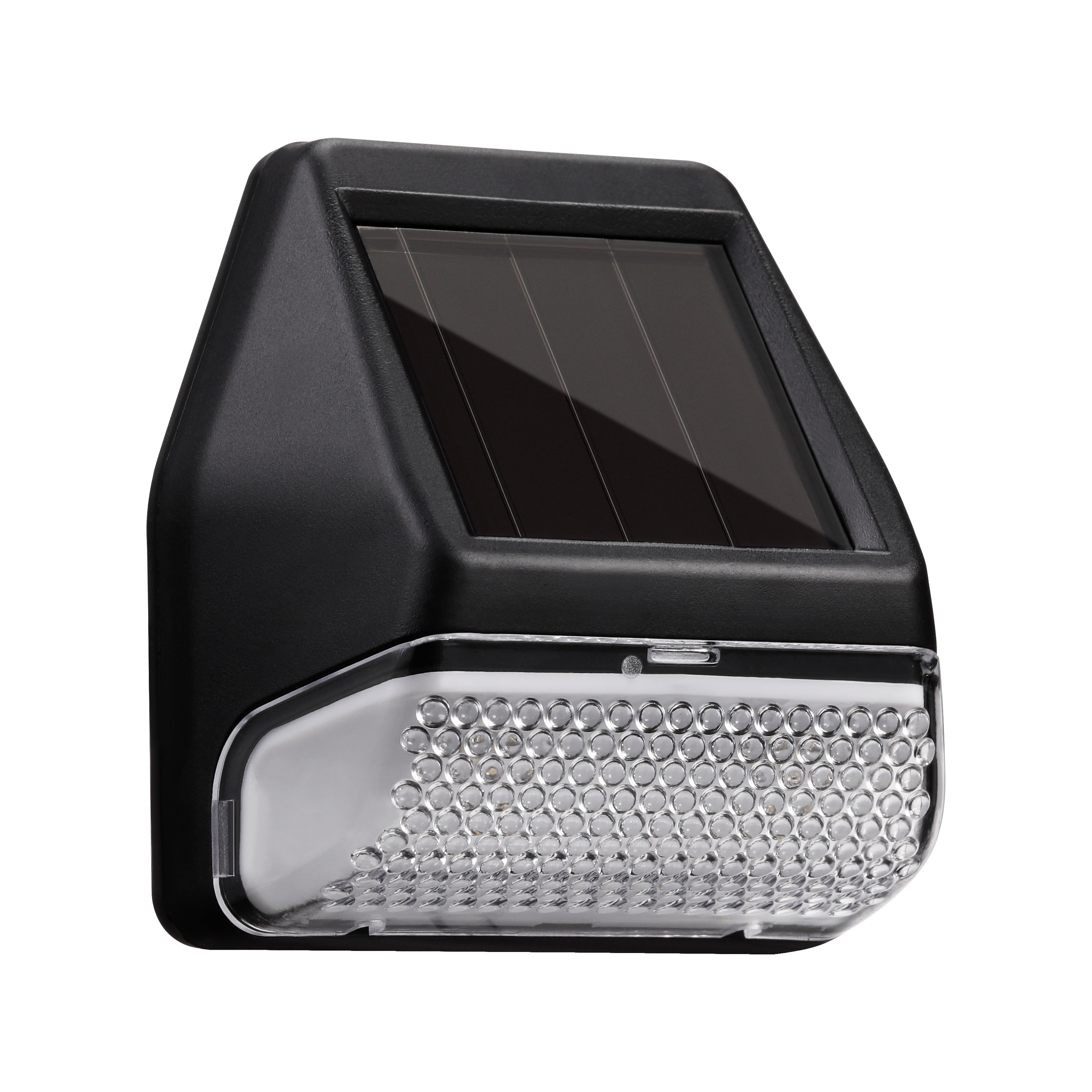 Luminex Solar Powered Mini Wall Light - Black - 4000K