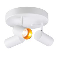 LeonLite LuminCore 3-Heads LED Ceiling Spot Lights - White- Adjustable CCT