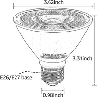 TORCHSTAR P-series 12W PAR30 LED Bulb - Short Neck - 3000K/5000K