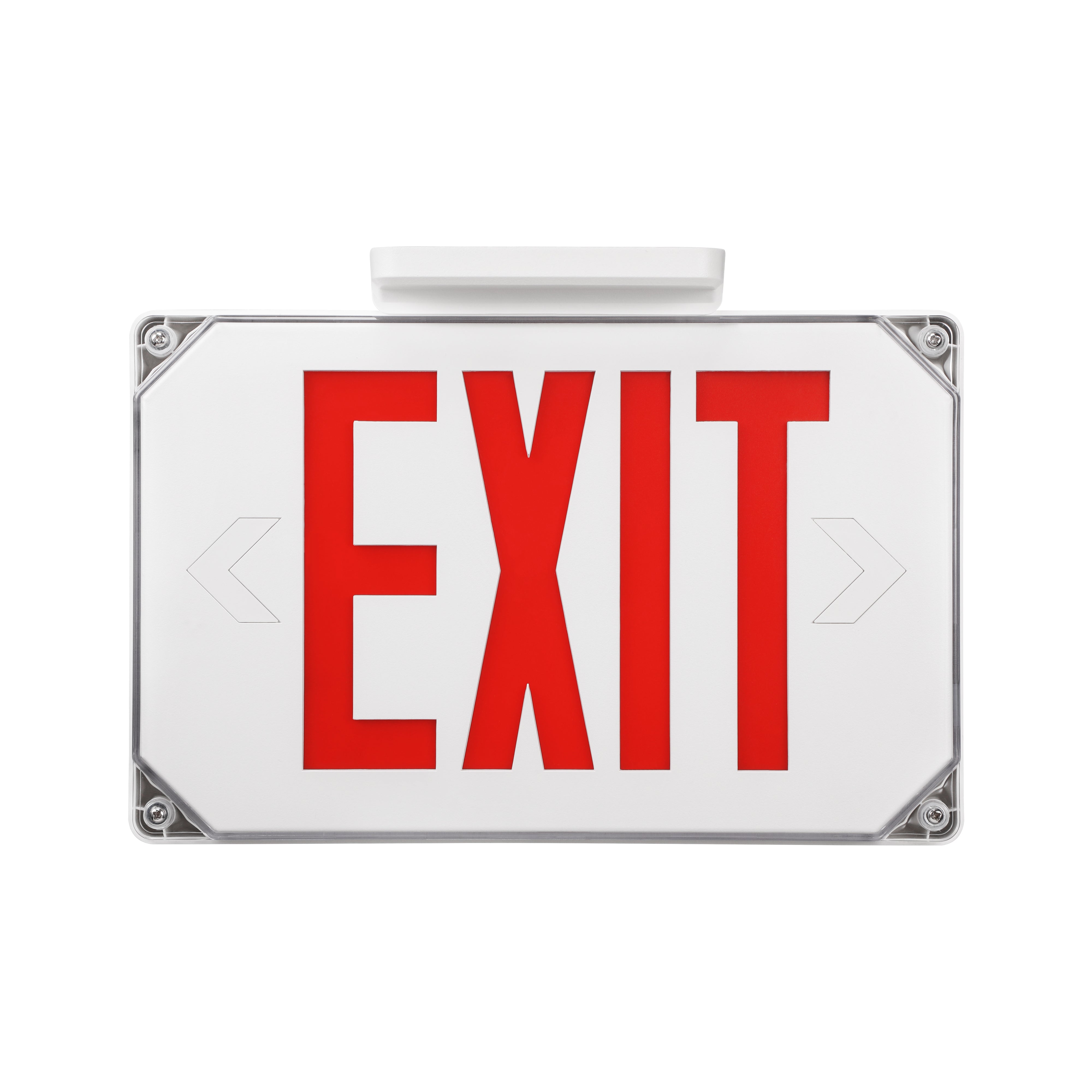 LitEgress Weatherproof Exit Sign - Red Letters